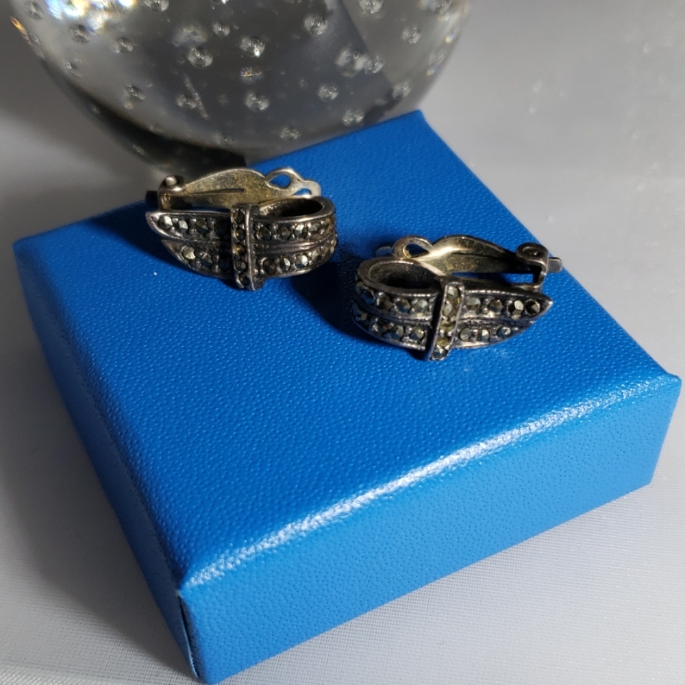 Marcasite earrings